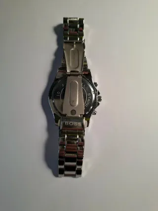 Reloj Hugo Boss Negro y Plateado