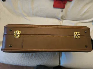 Maletín Vintage Cuero Genuino 70s-80s regalo otra