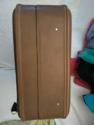 Maletín Vintage Cuero Genuino 70s-80s regalo otra