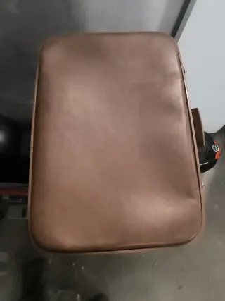 Maletín Vintage Cuero Genuino 70s-80s regalo otra