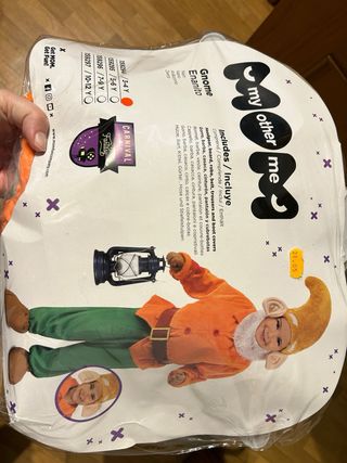 Disfraz Enanito T3-4 (Nuevo)