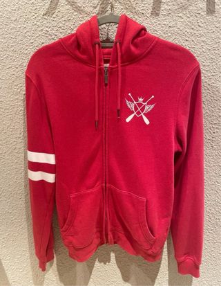 Chaqueta con capucha roja El Corte Inglés Talla S