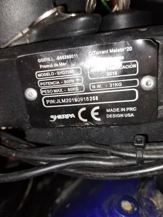 Moto infantil eléctrica Sherpa Motocross