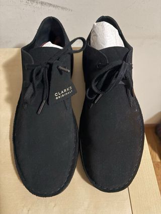 Clarks Desert Khan Negro Nuevas