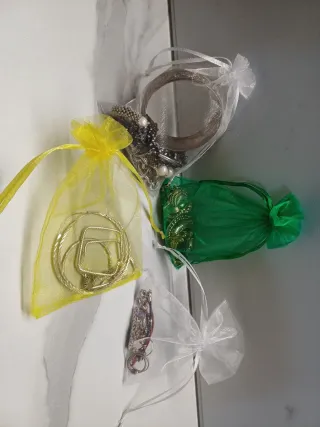 Set gioielli argento e oro