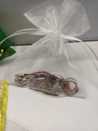 Set gioielli argento e oro