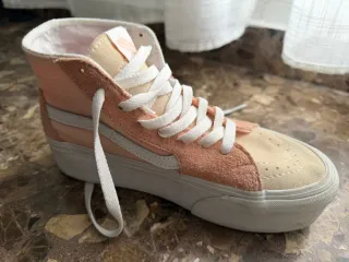 Zapatillas Vans Beige y Rosa