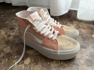 Zapatillas Vans Beige y Rosa