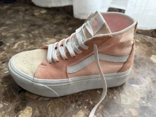 Zapatillas Vans Beige y Rosa