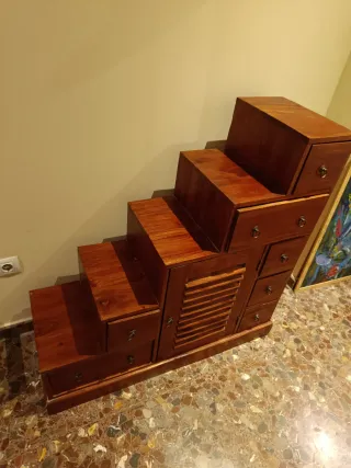 Mueble Escalera Madera