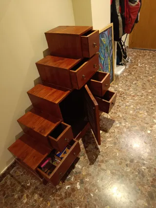 Mueble Escalera Madera