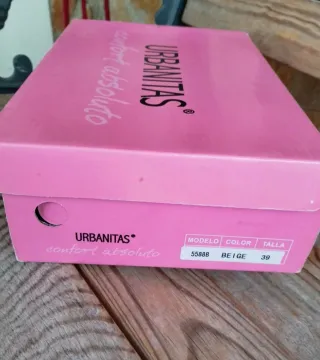 Zapatos Urbanitas Piel Confort beige T39