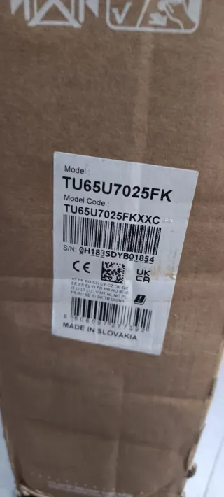 TV Samsung 65" Smart Crystal UHD