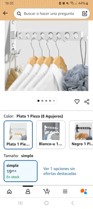 Colgador de pared plegable