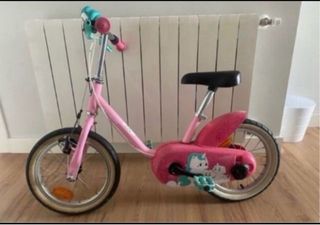 Bicicleta infantil 14 unicornio