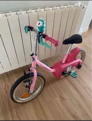 Bicicleta infantil 14 unicornio