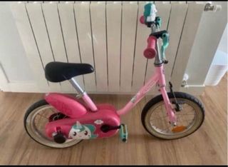 Bicicleta infantil 14 unicornio