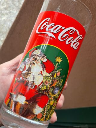 Set 6 Bicchieri Vintage Coca-Cola Natale 1998