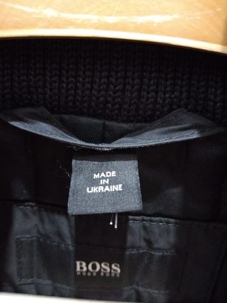 Elegante abrigo lana virgen 80% hombre