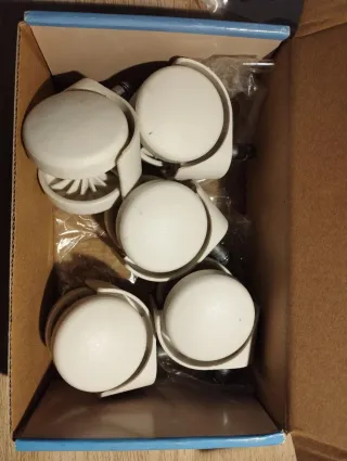 Ruedas Silla Ikea Blancas