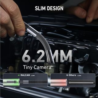 Ralcam Endoscopio Industrial Pantalla 4.3