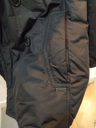 Chaquetón acolchado negro