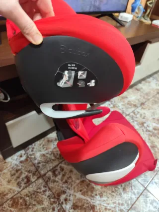 Silla coche Cybex Gold ISOFIX roja hasta 36Kg