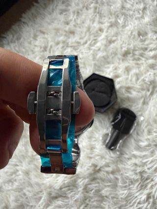 Reloj Nike Triax Azul y Plateado
