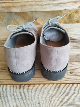 Zapatos Oxford Bello T.39 Marrón Taupe