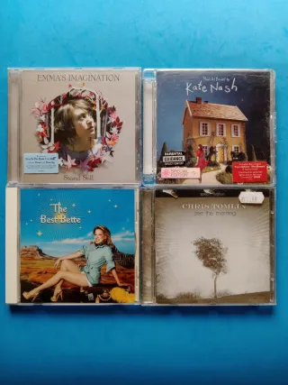 Lote 4 CDs: Kate Nash, Bette Midler, Chris Tomlin