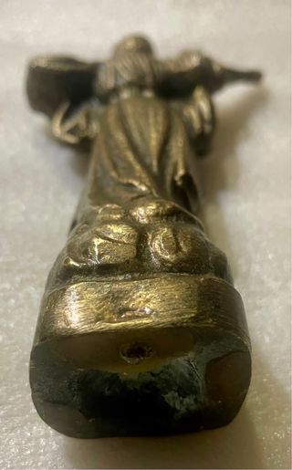 Arte Religioso,San Pancracio Bronce Macizo 1876