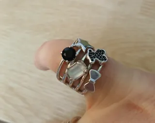 Anillo Tous Plata y Gemas