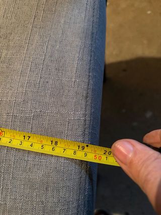 Taburete Alto Tapizado Gris