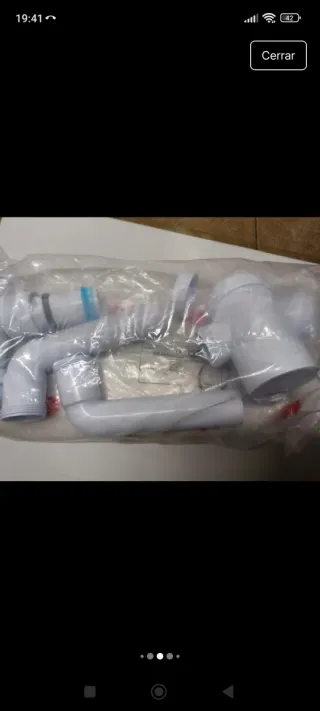 Sifón desagüe fregadero Jimten