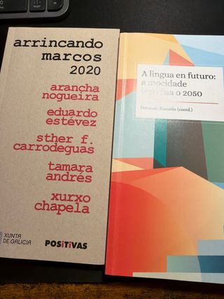 Varios libros en galego