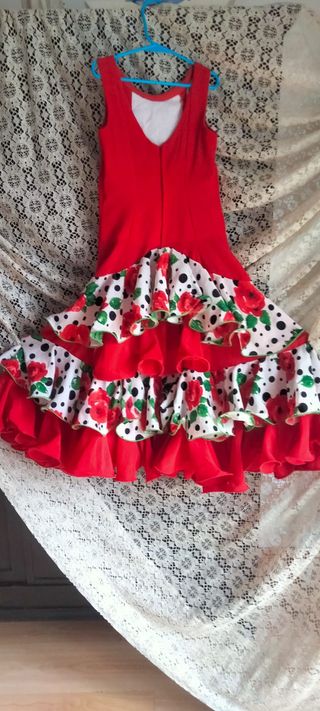 Traje Flamenca Niña 4-5 Años