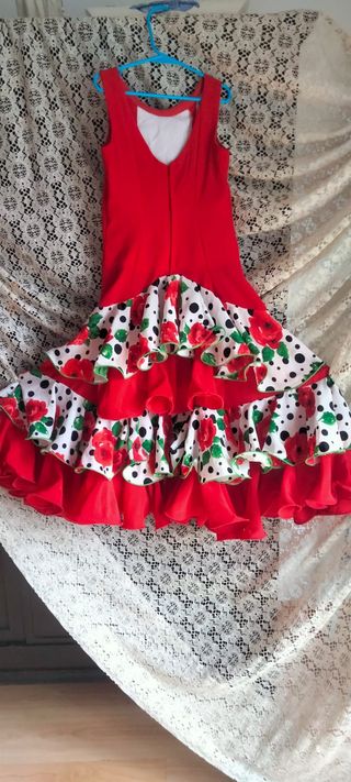 Traje Flamenca Niña 4-5 Años