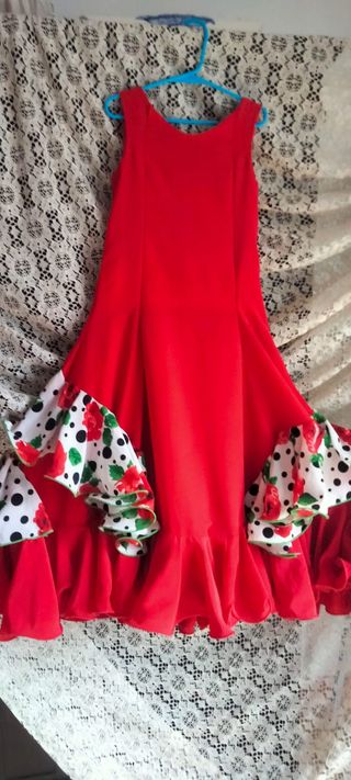 Traje Flamenca Niña 4-5 Años
