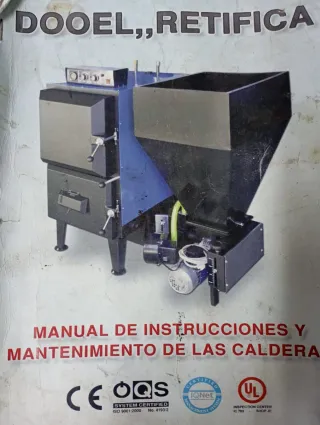 Caldera DOOEL Hueso Aceituna Pellet Cáscara Astill