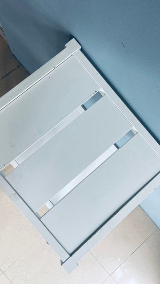 Estantería 3 baldas madera blanca