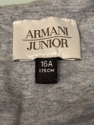 Vestido Armani Gris y Rosa  Talla 16 Años/175cm