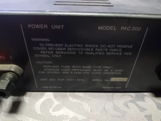 Ecler PAC 200B Etapa de Potencia