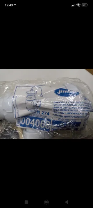 Sifón Desagüe Jimten EN 274