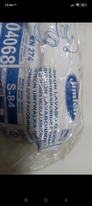 Sifón Desagüe Jimten EN 274