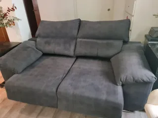Sofá de 2 plazas gris