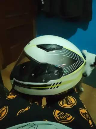 Casco de moto Unik Talla L Blanco