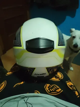 Casco de moto Unik Talla L Blanco