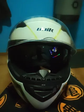 Casco de moto Unik Talla L Blanco