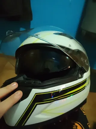 Casco de moto Unik Talla L Blanco