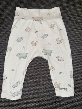 Pantalones de bebé con estampado de animales